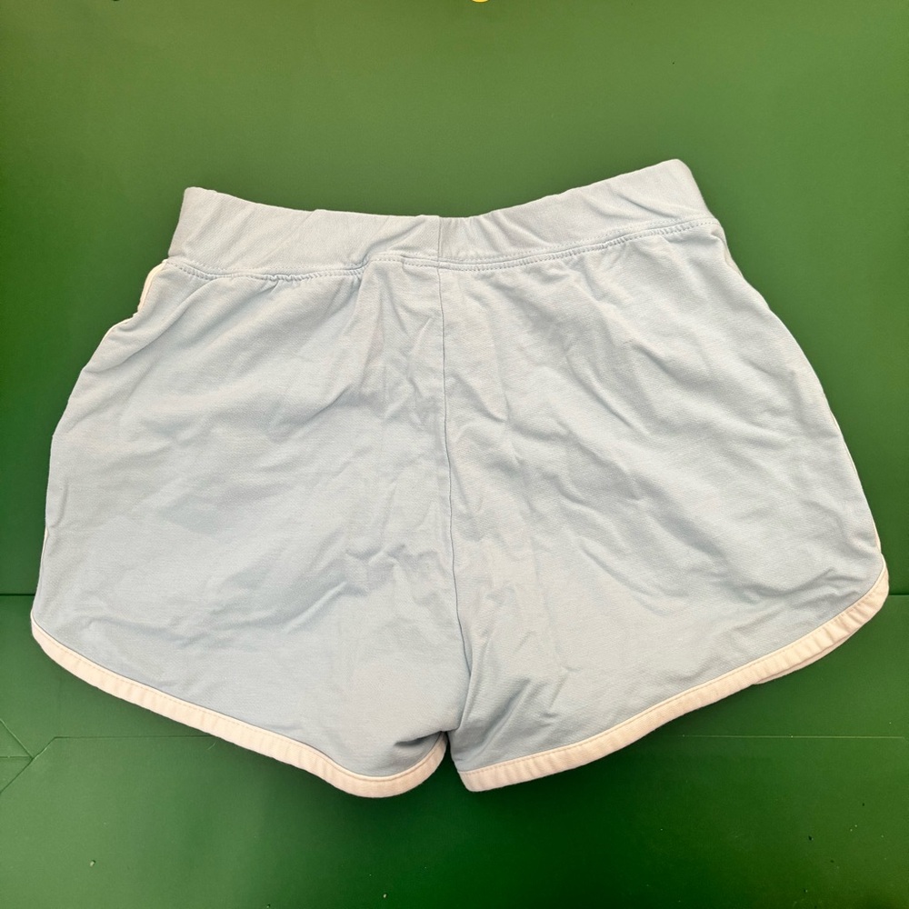 Women's Elastic Waist White Outline Active Lounge Shorts